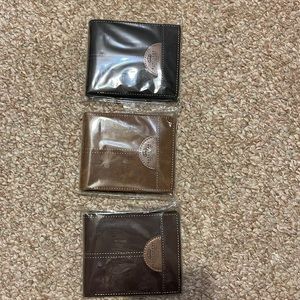 Wallet - bi-fold brown new